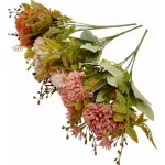 Ramo Crisantemos Flores Artificiales 30cm Decoración X1