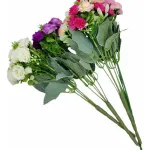 Ramo Mini Rosa Rococo Flores Artificiales 30cm Decoración X1