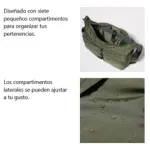 Bolso Bandolera Cruzada Crossbody Bag Cartera Impermeable