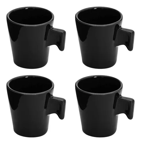 Producto Set X4 Taza Francesa De Cerámica Para Café 85ml Imagen