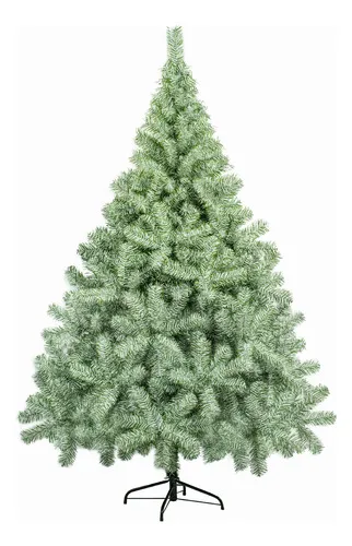 Producto Árbol De Navidad Montañes Deluxe Nevado 2.10mts Base Metal Imagen