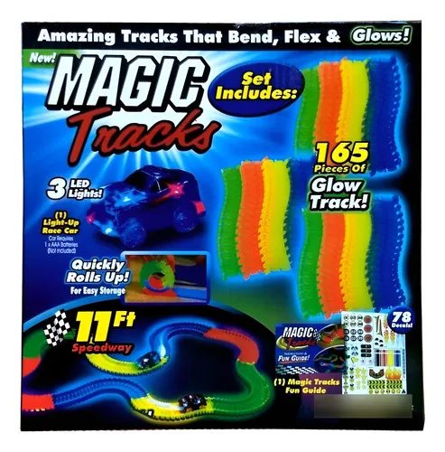 Producto Pista Luminosa Flexible 161 Piezas 1 Auto Luminoso Imagen