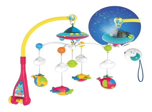 Producto Cunero Musical Movil Bebe Con 100 Melodías Y Proyecciones Imagen