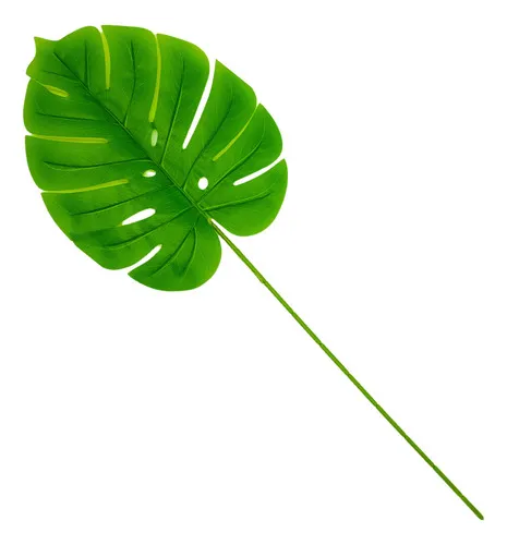 Producto Planta Artificial Hoja Monstera Costilla De Adan Pack X10 Imagen