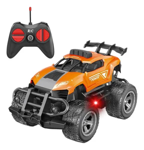 Producto Auto A Radio Control Remoto Stunt Mini Acrobático Con Luz Color Naranja Imagen