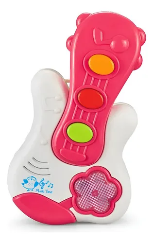 Producto Guitarra Para Niños Juguete Instrumento Musical Sonido Y Luz Imagen