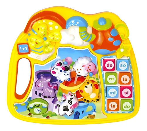 Producto Set De Actividades Juguete Granja Musical Con Luz Y Sonido Imagen