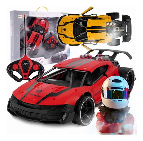 Producto Auto Deportivo A Radio Control Remoto Con Efecto Humo Y Luz Imagen