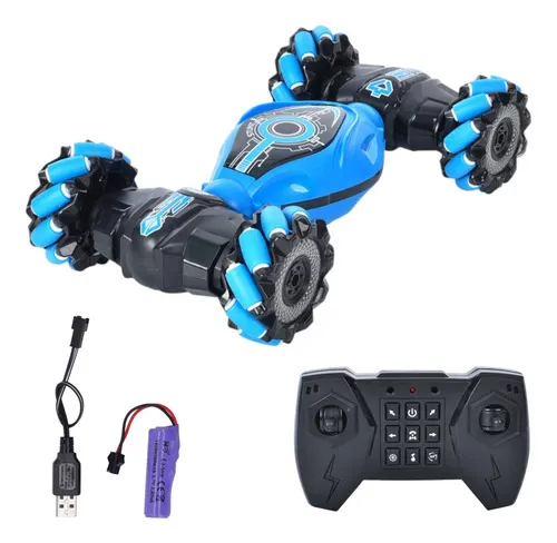 Producto Auto Control Remoto Luces Led Vehículo Acrobático Giro 360° Imagen
