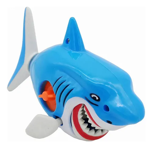 Producto Juguete Para El Baño Tiburón A Cuerda Para Bañadera Imagen