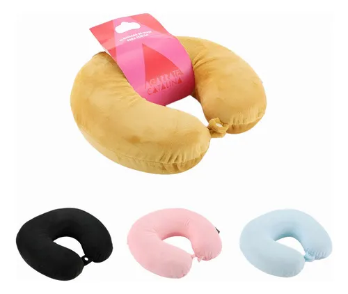 Producto Almohada Para Viaje Inteligente Cuello Viscoelastica Imagen