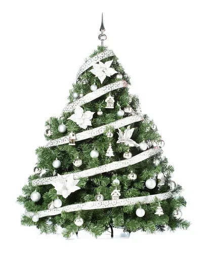 Producto Arbol Navidad Patagonia Xl 1.30mt Deco Plata Cybermonday Imagen