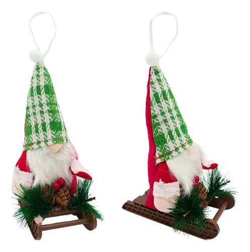Producto Adornos Navideños Gnomo Con Trineo Colgante Arbol De Navidad Imagen