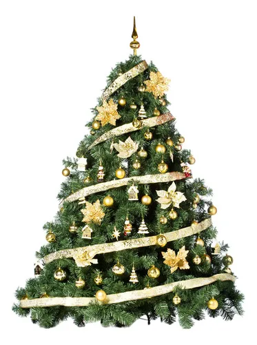 Producto Arbol Navidad Patagonia Xl 1.80mt + Kit X72 Oro Cybermonday Imagen