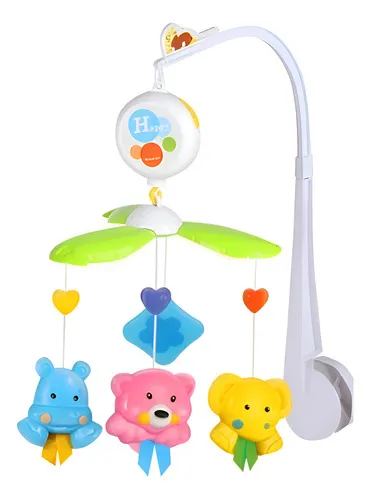 Producto Móvil Cunero Giratorio Musical Didáctico Para Bebe Juguete Imagen